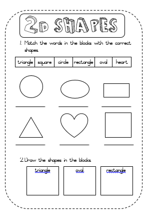 FREE Shapes and diamond worksheets - Juffrou 911