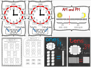 grade 3 mathematics posters term 1 digital time worksheets juffrou 911