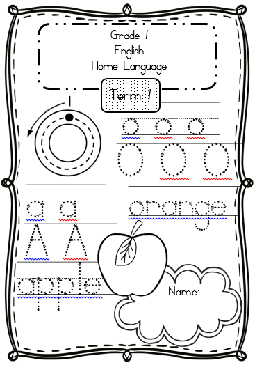 - Grade 1 Home Language - TERM 1 - Juffrou 911