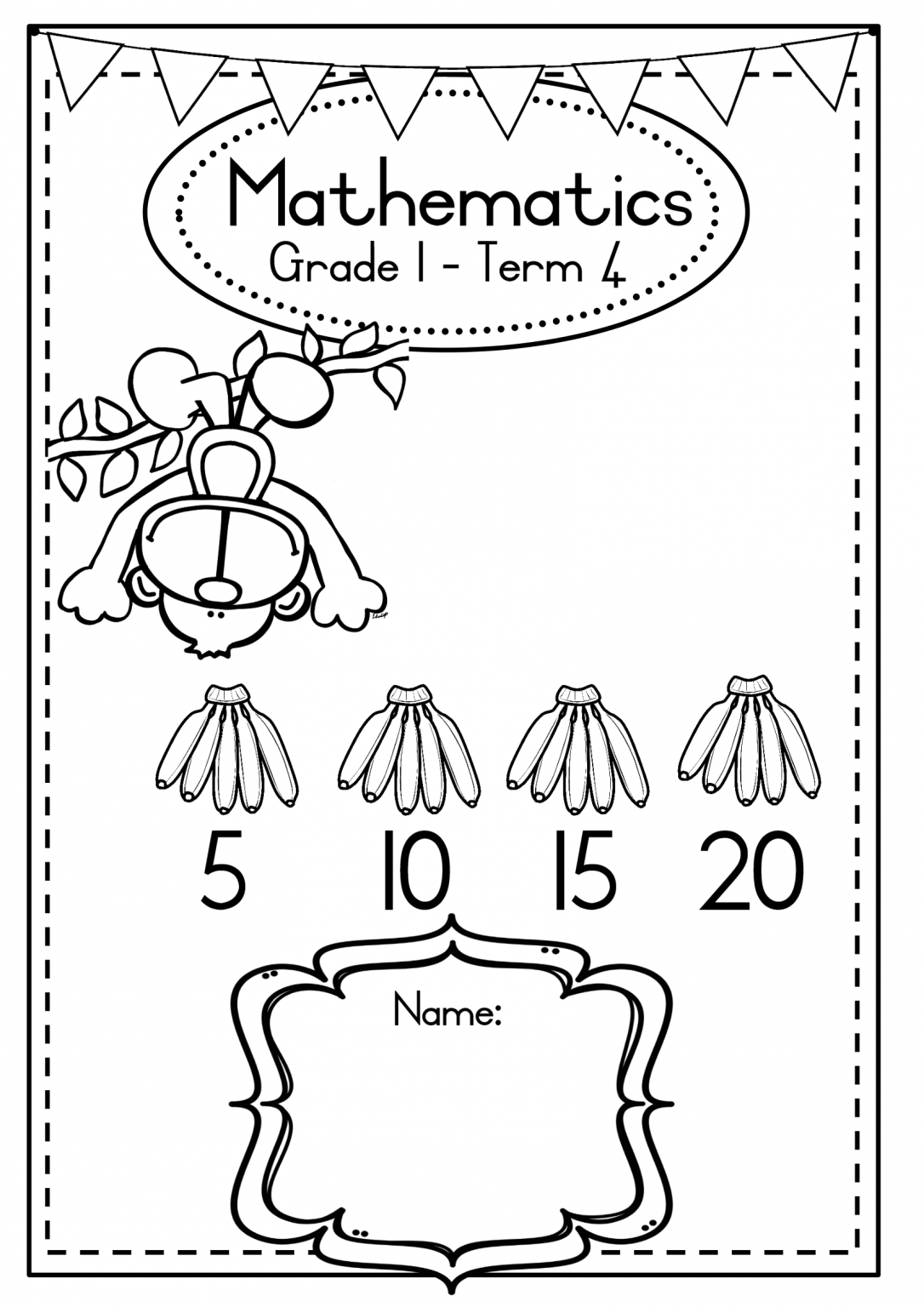 Grade 1 Mathematics Workbook Term 4 Juffrou 911