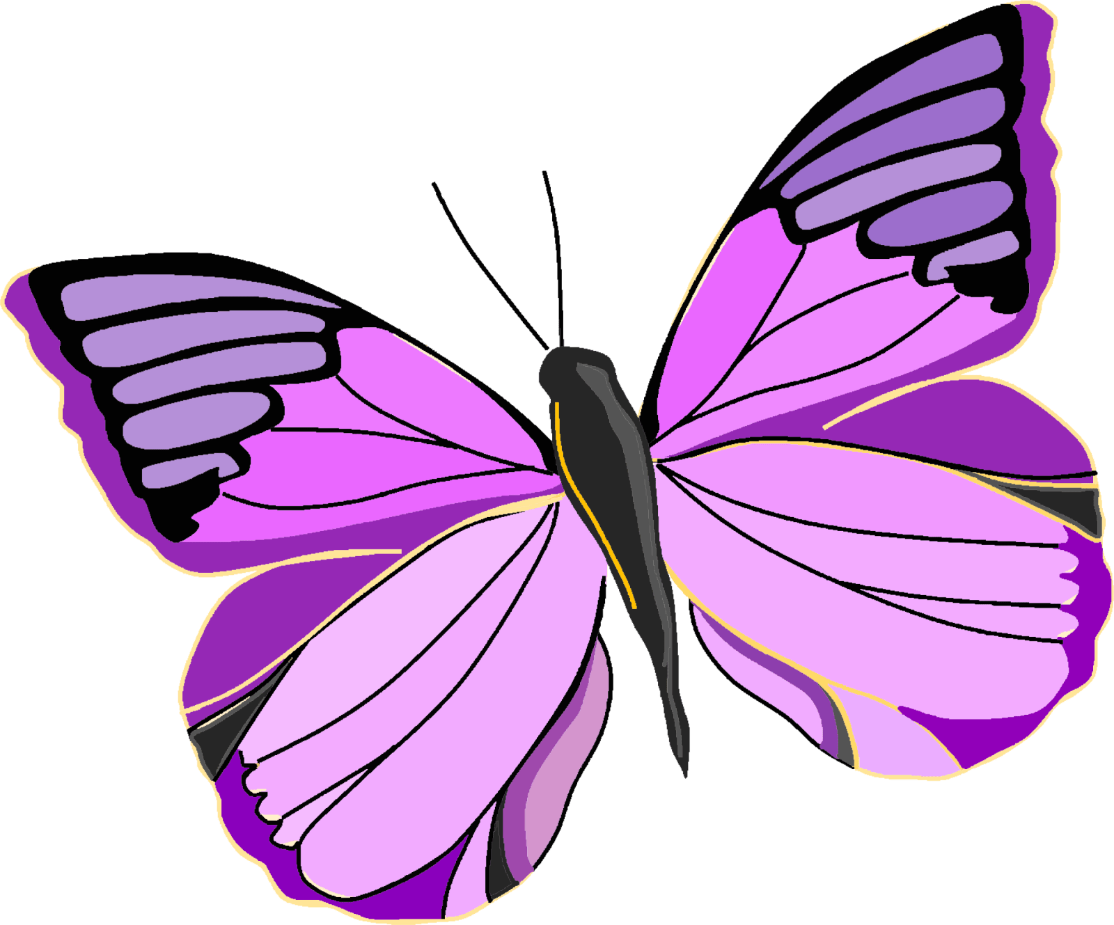Butterfly clipart - Commercial and Personal use - Juffrou 911