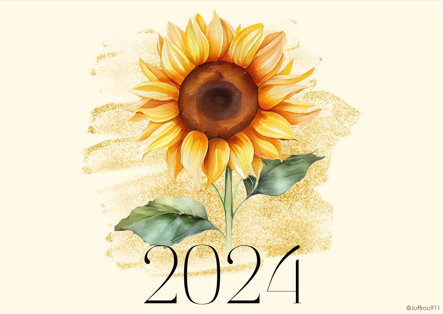 FREE Sonneblom A3 Kalender 2024 Sunflower A3 Calendar 2024 Juffrou 911   Oo 1536x1088 