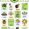 Woordfamilies met vokale - a, e, i, o en u A3 muurkaarte - Image 3
