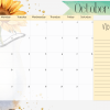 A3 Table calendar sunflower 2025 - Image 7