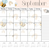 🐝GRATIS Bytjie kalender 2025 A3 - FREE Bee calendar 2025 A3 - Image 2