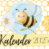 🐝GRATIS Bytjie kalender 2025 A3 - FREE Bee calendar 2025 A3
