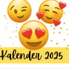 Emoji desk calendar A3 - 2025