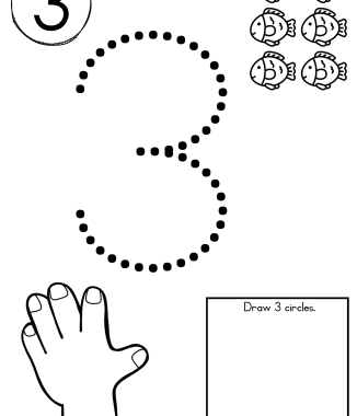 Fine motor skills: Practice numbers 1-10
