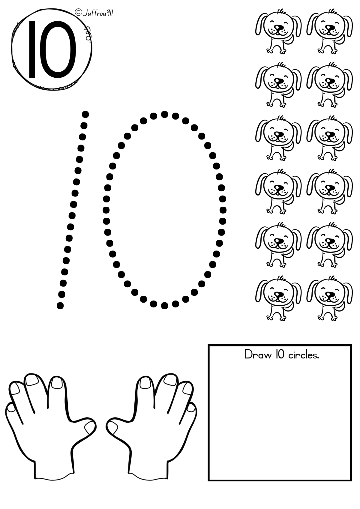Fine motor skills: Practice numbers 1-10 - Image 2