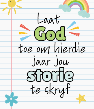 Motiverende alfabet, Vrug van die Gees en Laat God toe om jou storie te skryf muurkaarte - A3 & A4