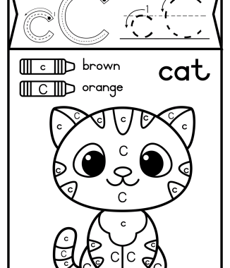 Lowercase and Capital letters colouring workbook a-z