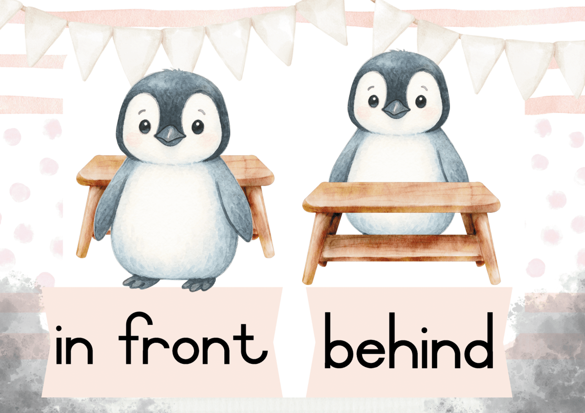 GRATIS Pikkewyn teenoorgesteldes muurkaarte / FREE Penguin opposites posters - Image 7