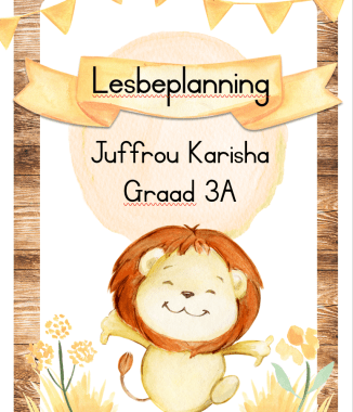 Editable Lion pages A4