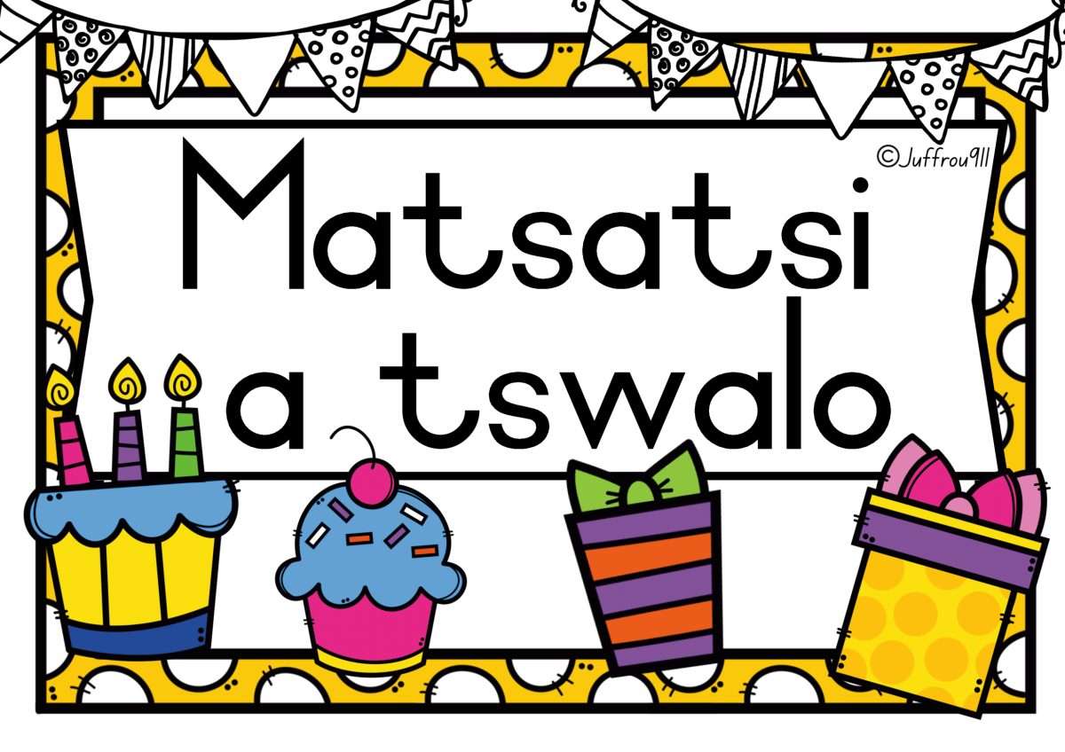Sesotho Birthday posters TYPE 2 - Image 4