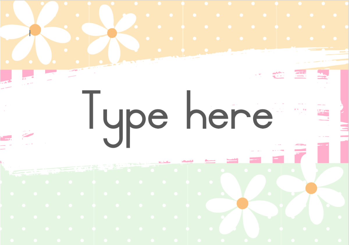 Editable Pastel products: Headings and Name cards - Image 2