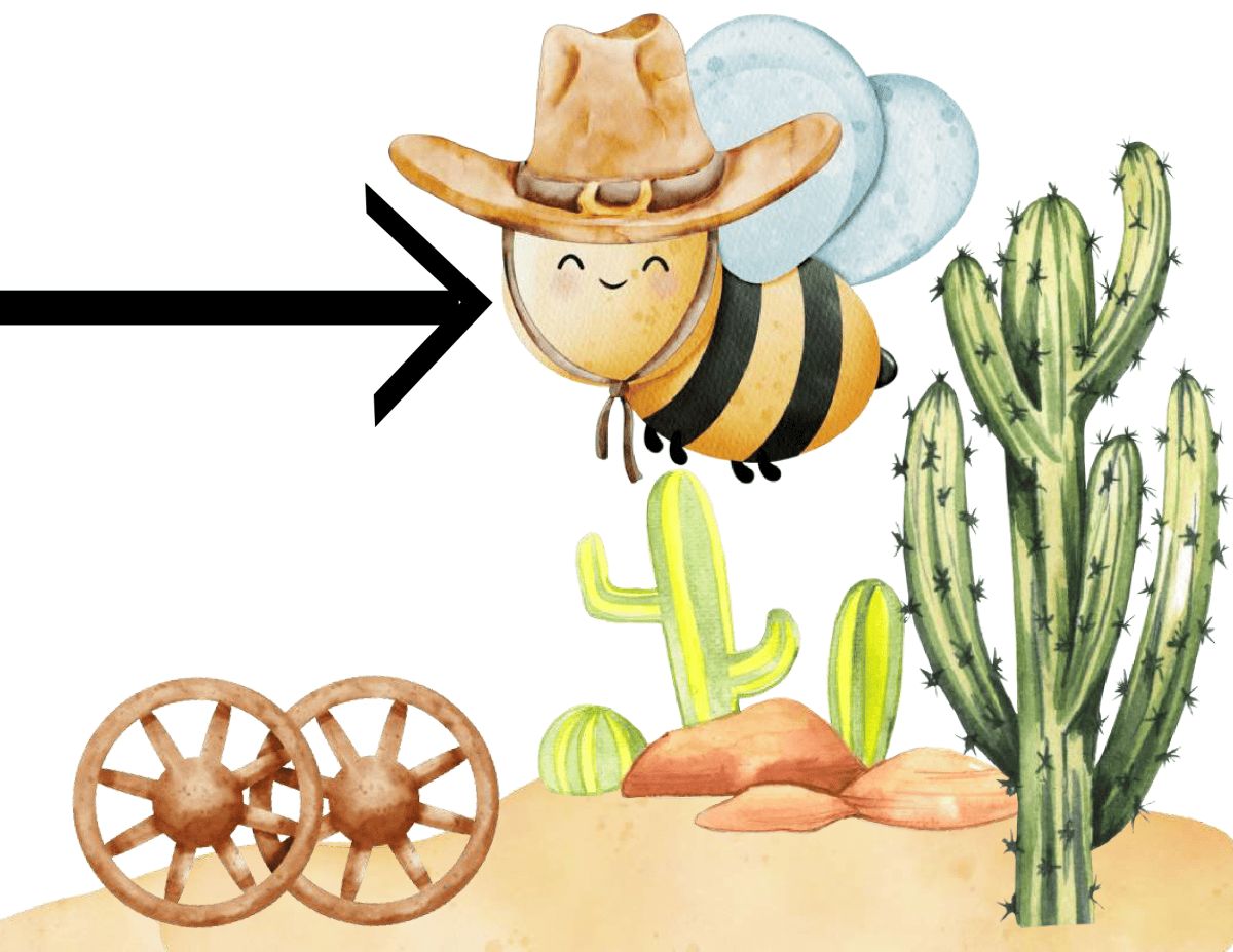 Cowboy and Bees: Number line 0-100 - Image 2