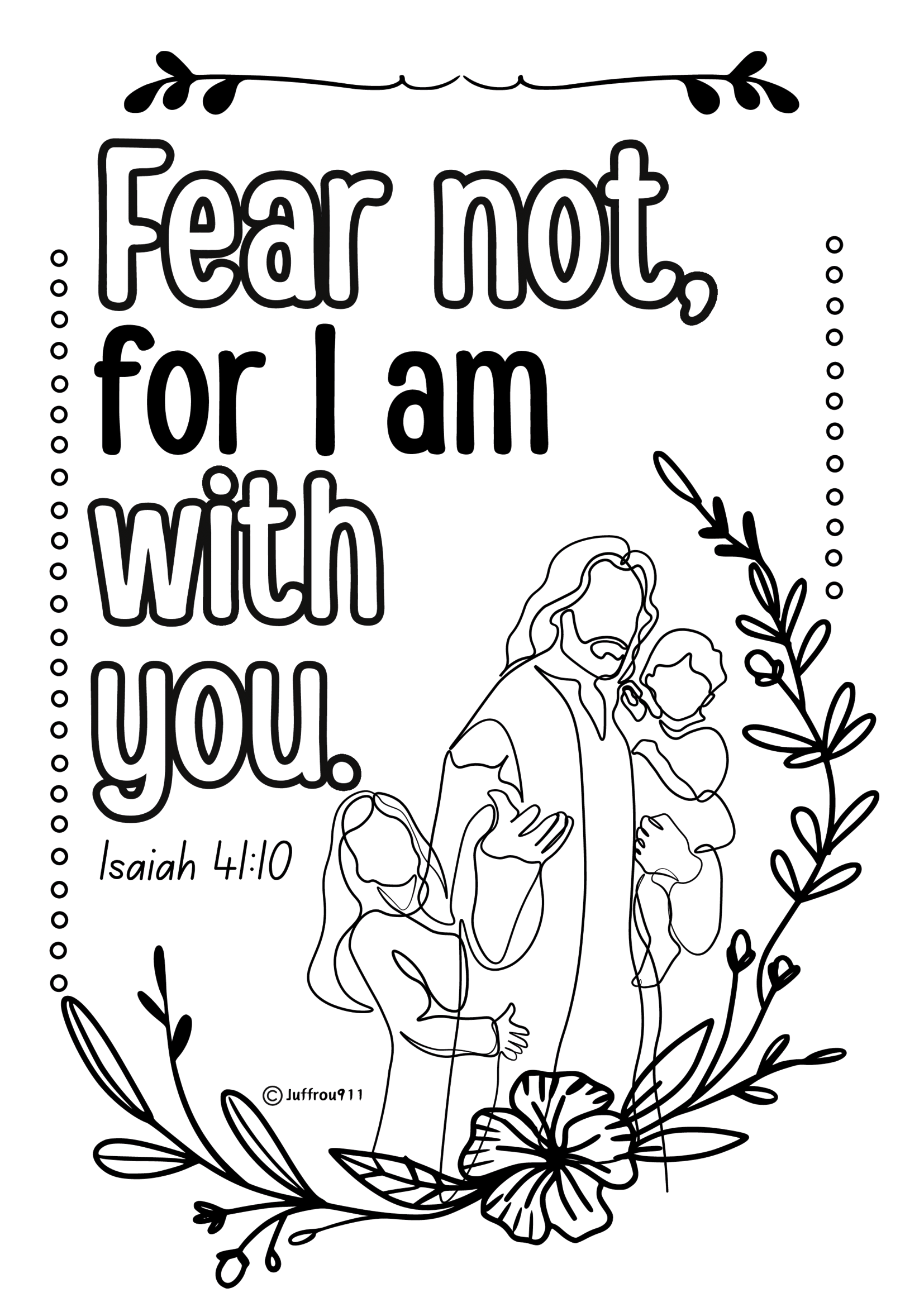 A4 Bible Verses for colouring - Image 3