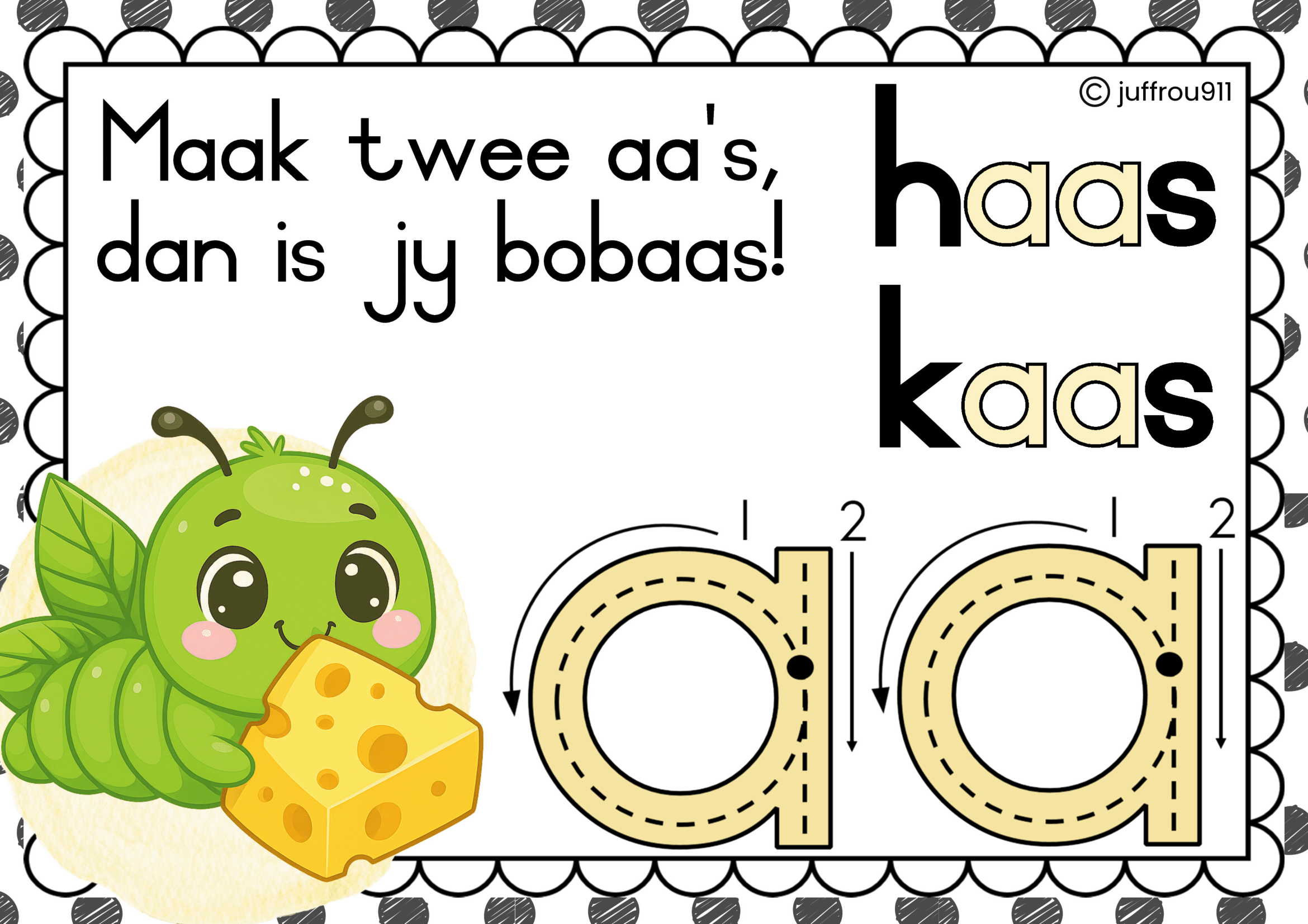 Wurm Dubbelklanke: aa, ee, oo en uu - Image 2