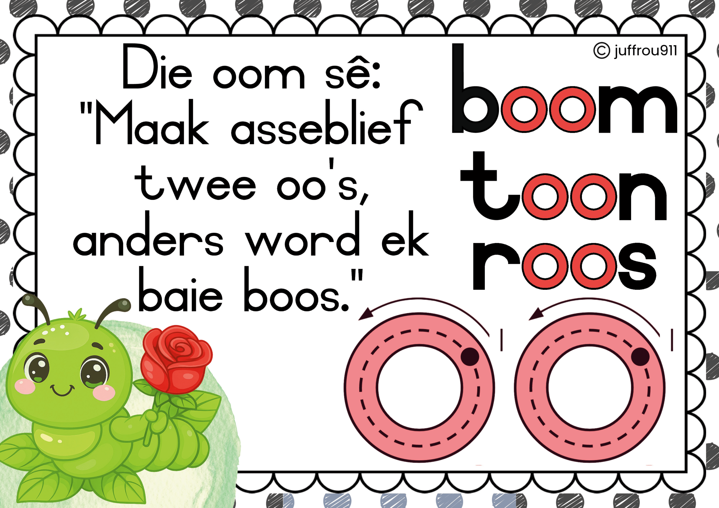 Wurm Dubbelklanke: aa, ee, oo en uu - Image 4