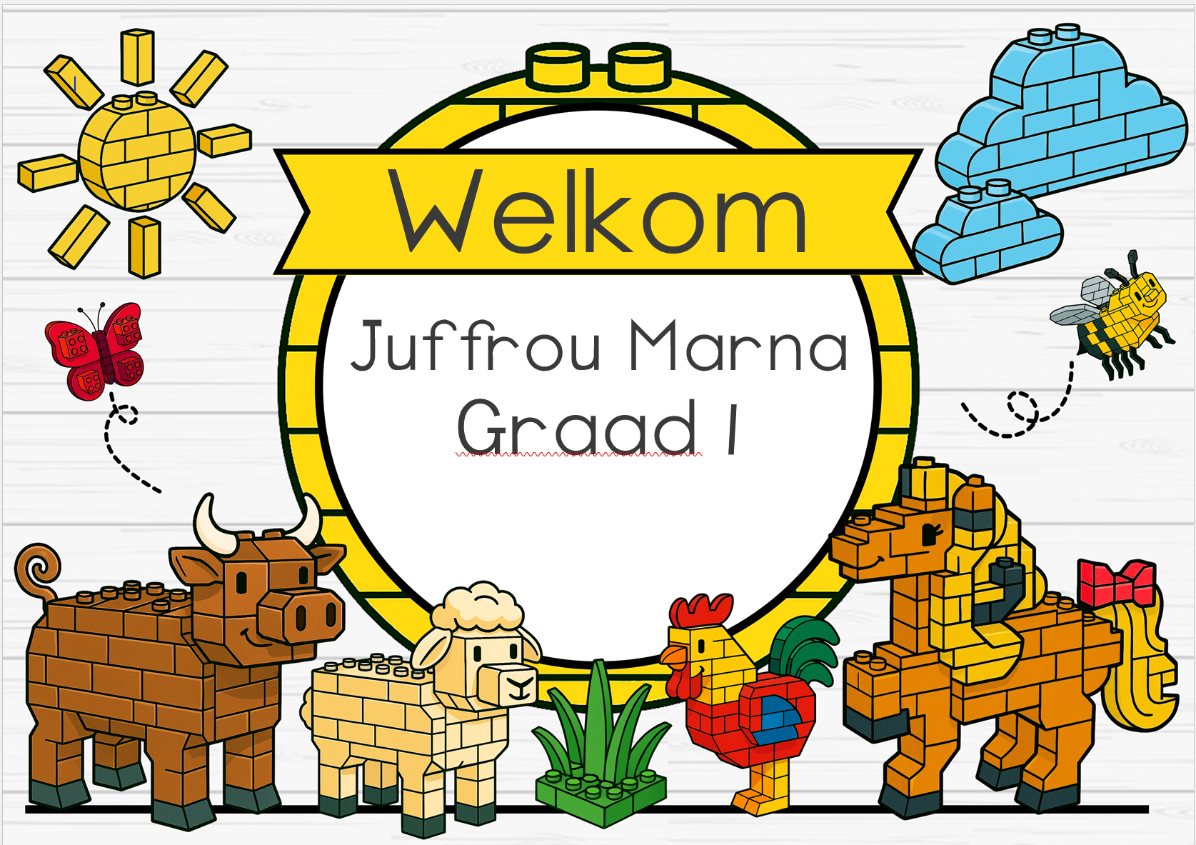 Plaasdiere Blokkies Klaskamertema