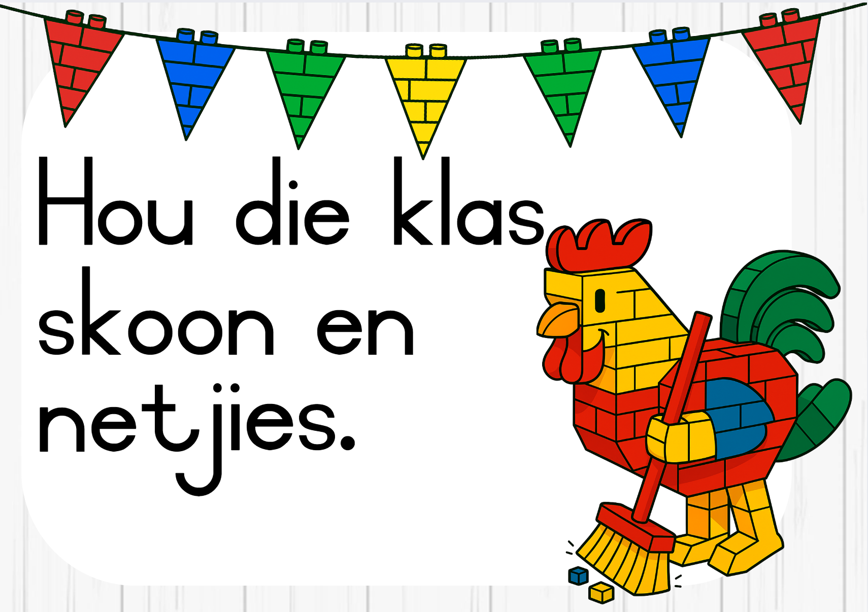 Plaasdiere Blokkies Klaskamertema - Image 26