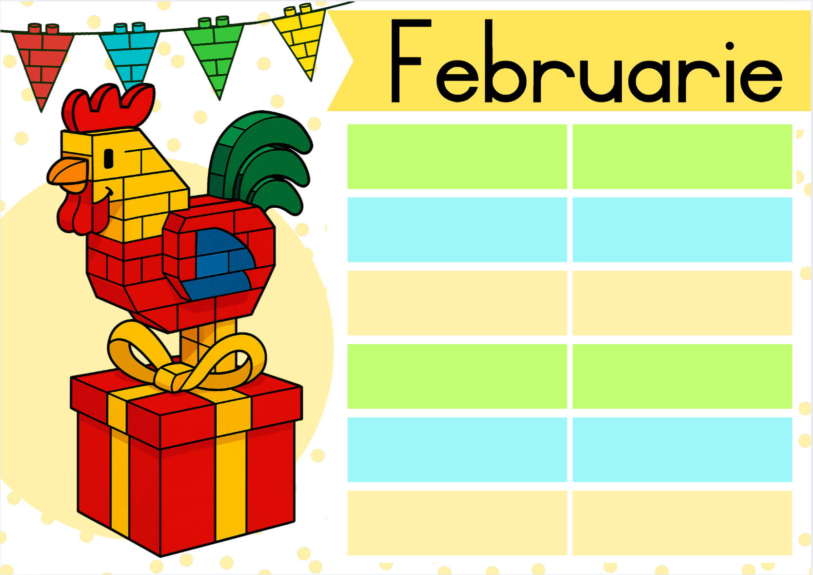 Plaasdiere Blokkies Klaskamertema - Image 36