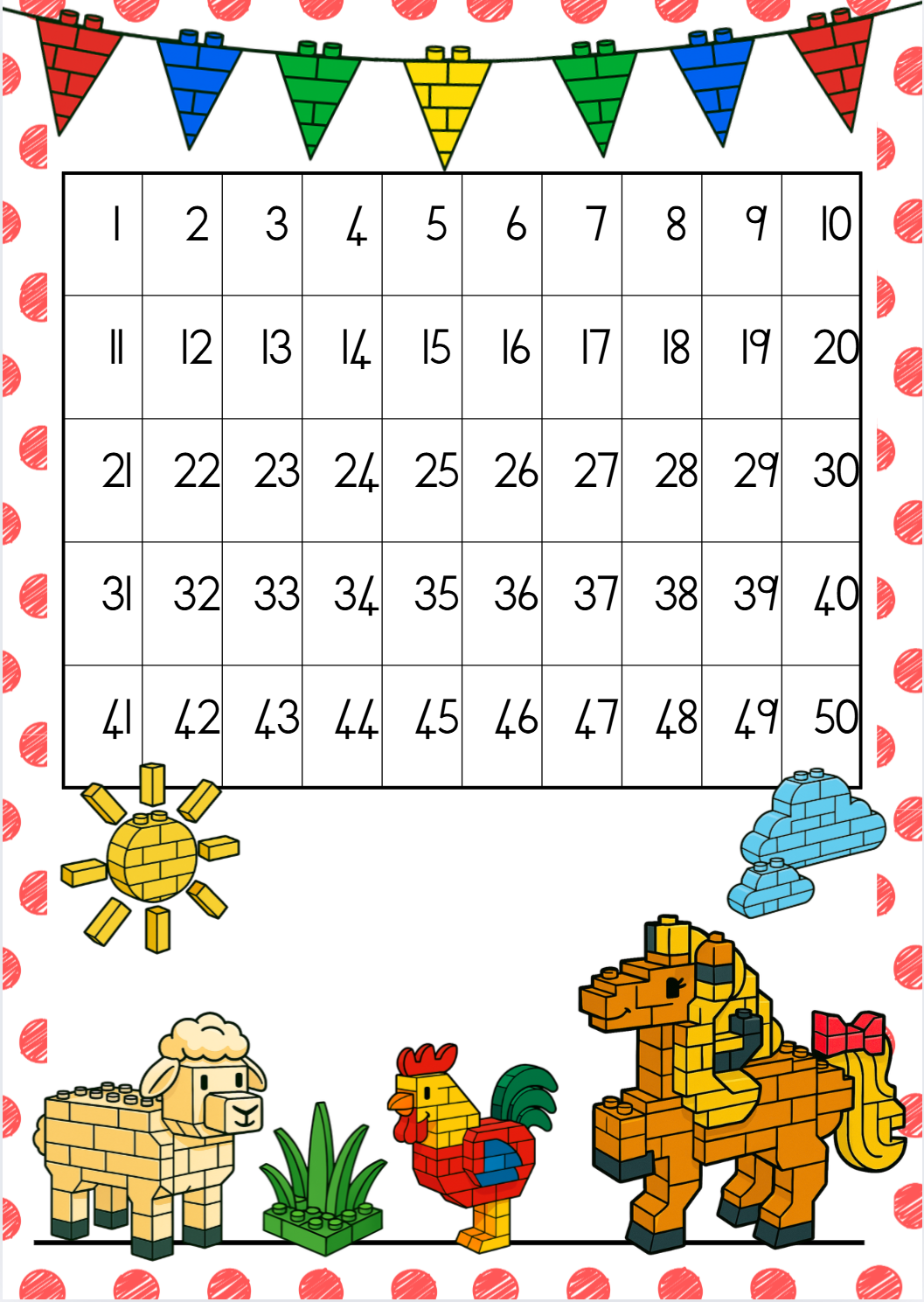 Plaasdiere Blokkies Klaskamertema - Image 42