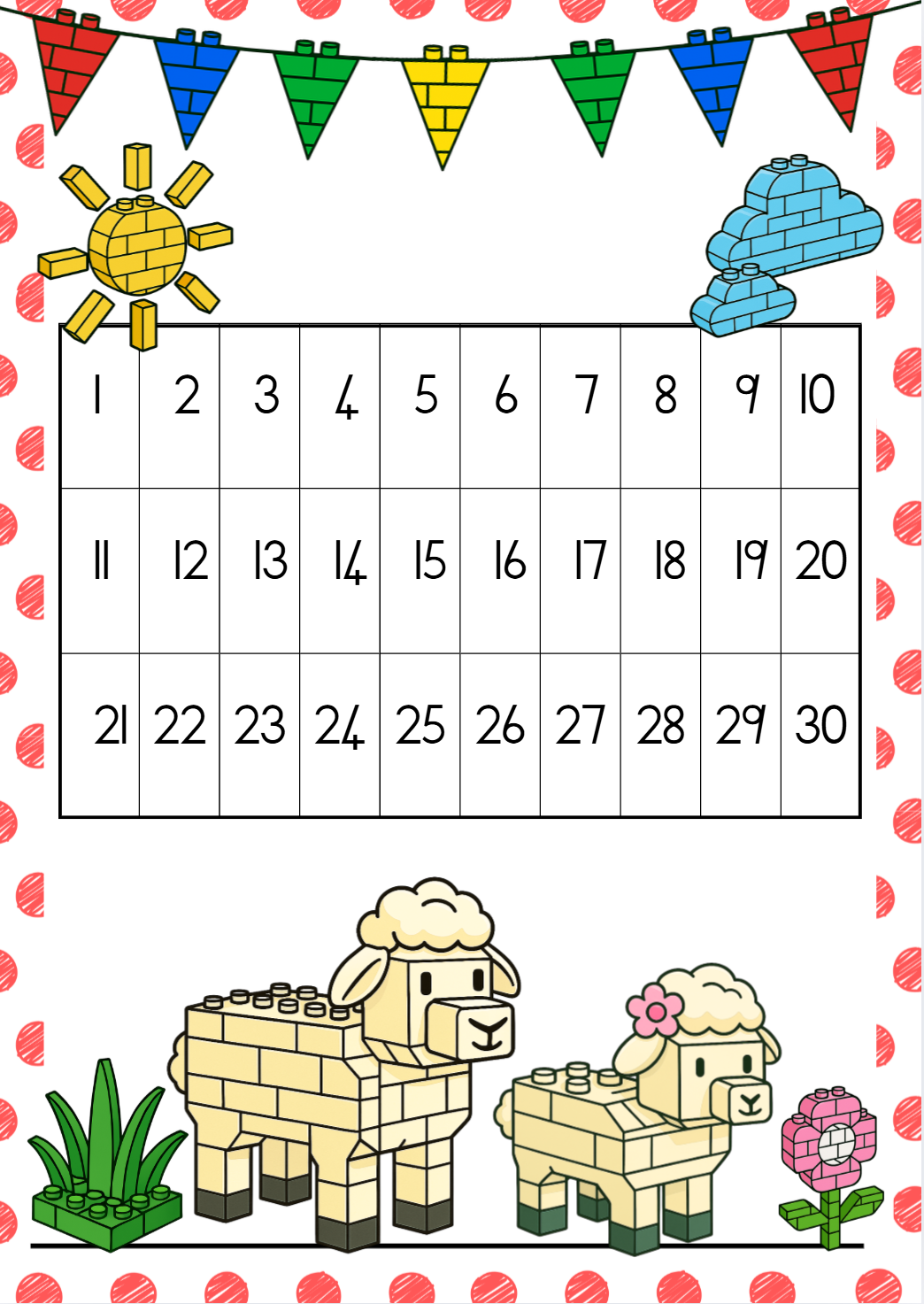 Plaasdiere Blokkies Klaskamertema - Image 43