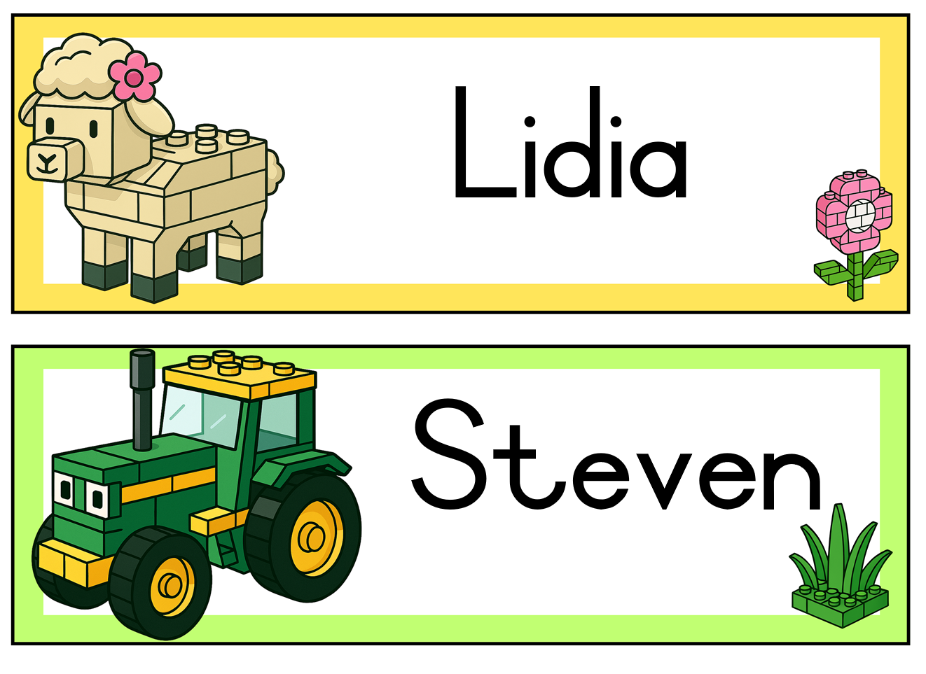 Plaasdiere Blokkies Klaskamertema - Image 44