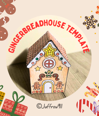 Gingerbreadhouse Template