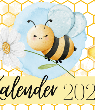 🐝A3 Bye Tafelkalender 2026