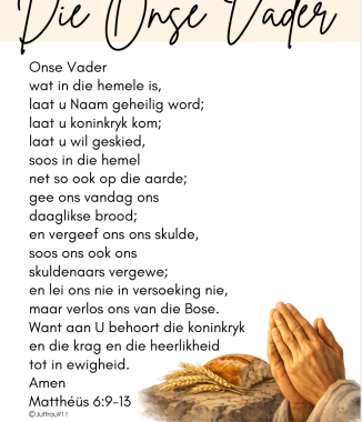 Die Onse Vader Tipe 2 - A4 en A3