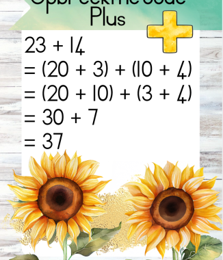 Opbreekmetode: Plus + Minus (A4 en A3 grootte)