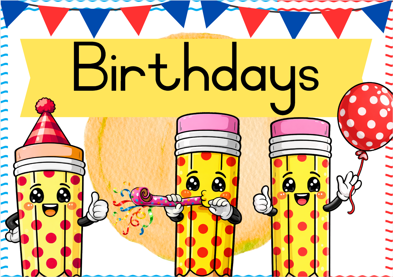 Colourful Theme - Hands and Pencils - Image 2