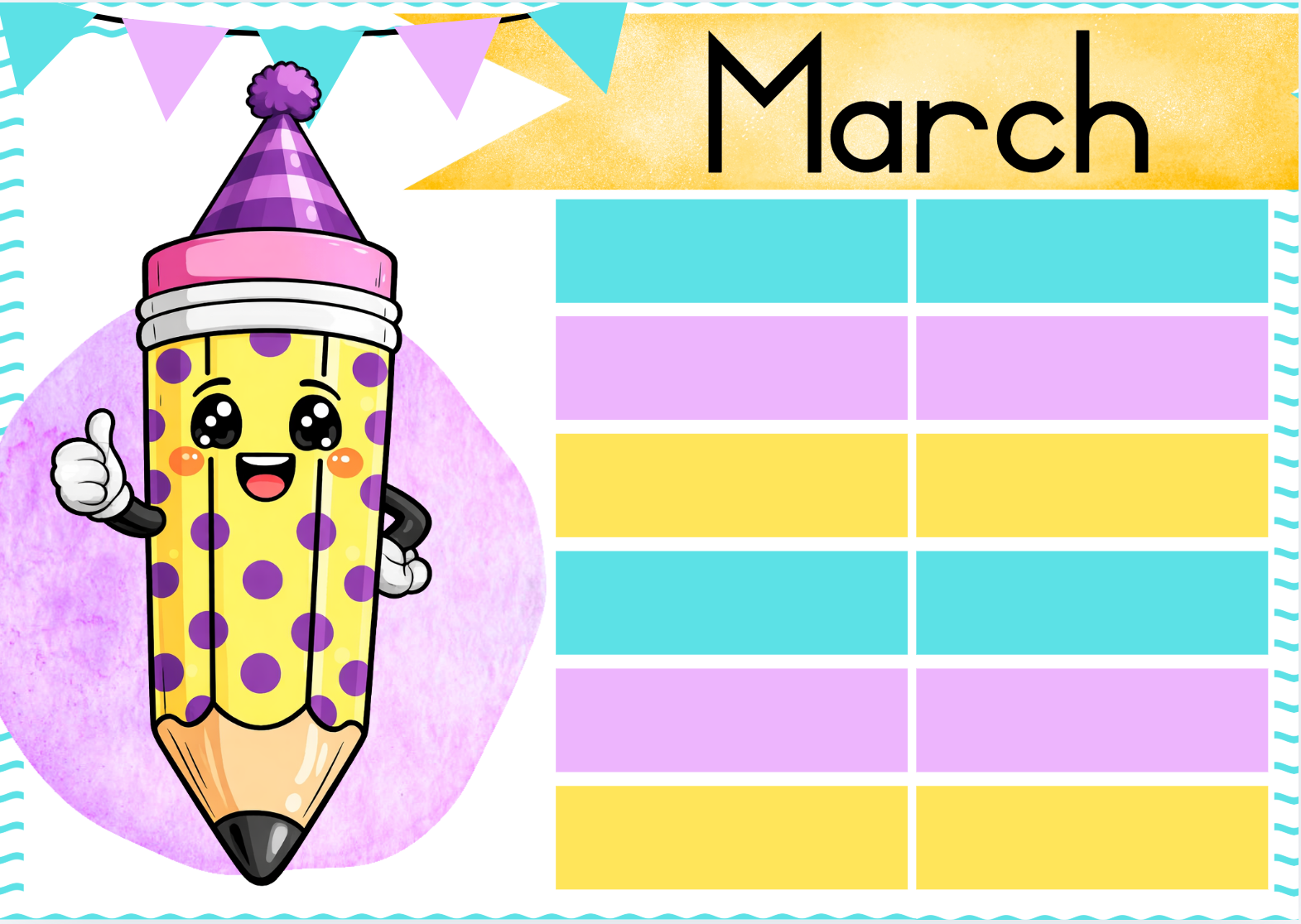 Colourful Theme - Hands and Pencils - Image 4