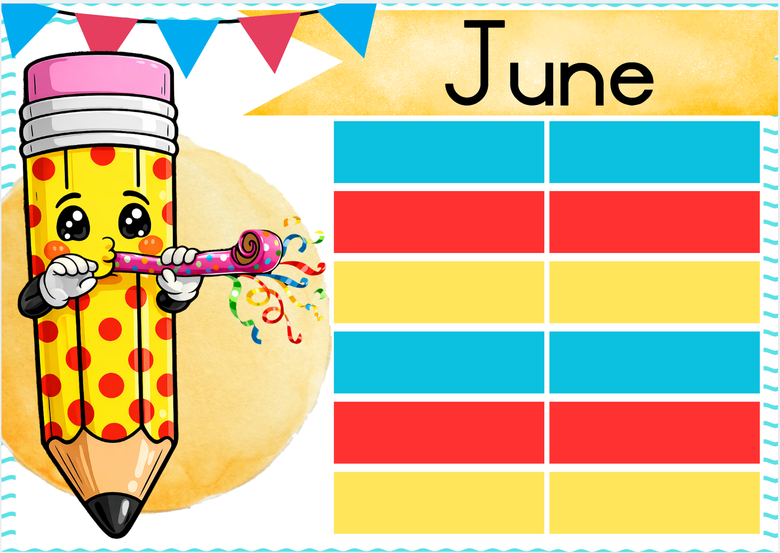 Colourful Theme - Hands and Pencils - Image 5