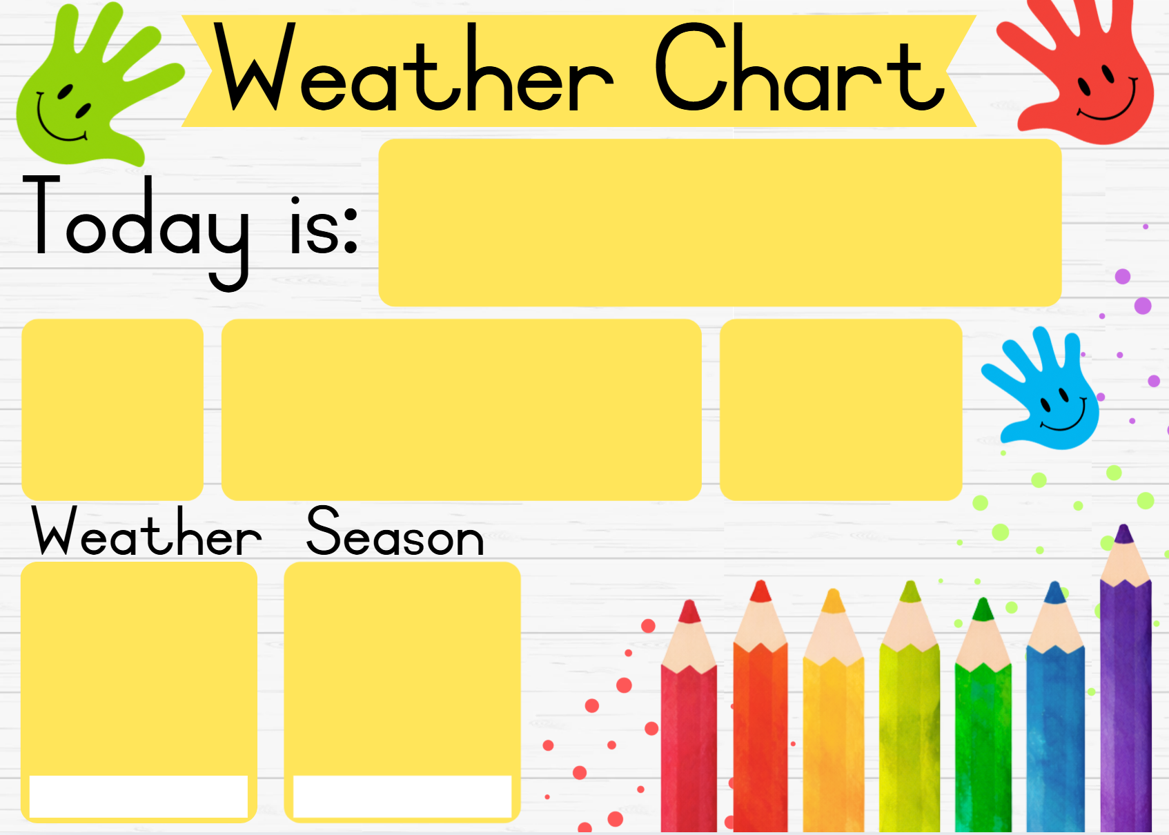 Colourful Theme - Hands and Pencils - Image 33