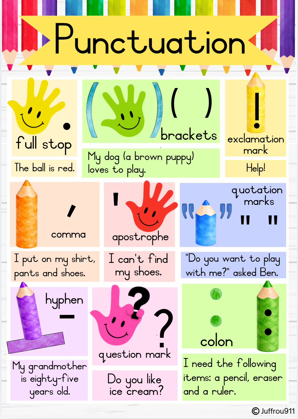 Colourful Theme - Hands and Pencils - Image 36