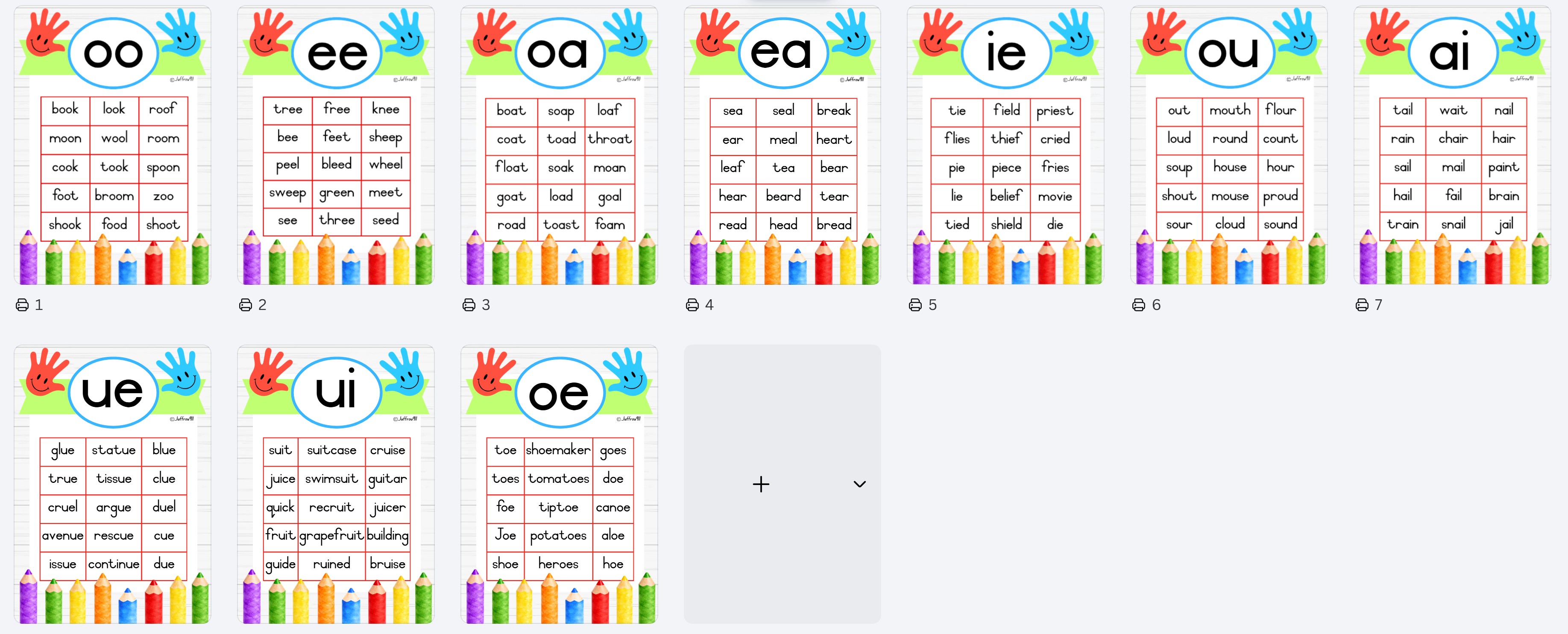 Colourful Theme - Hands and Pencils - Image 47