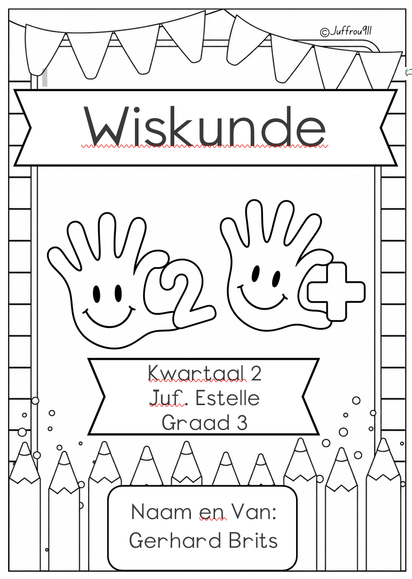 Editable Hands & Pencils Products: Afrikaans + English - Image 13