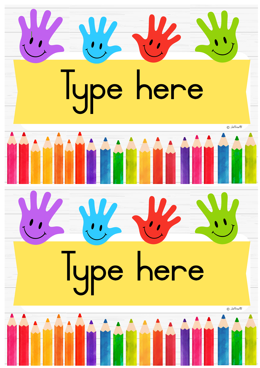 Editable Hands & Pencils Products: Afrikaans + English - Image 6