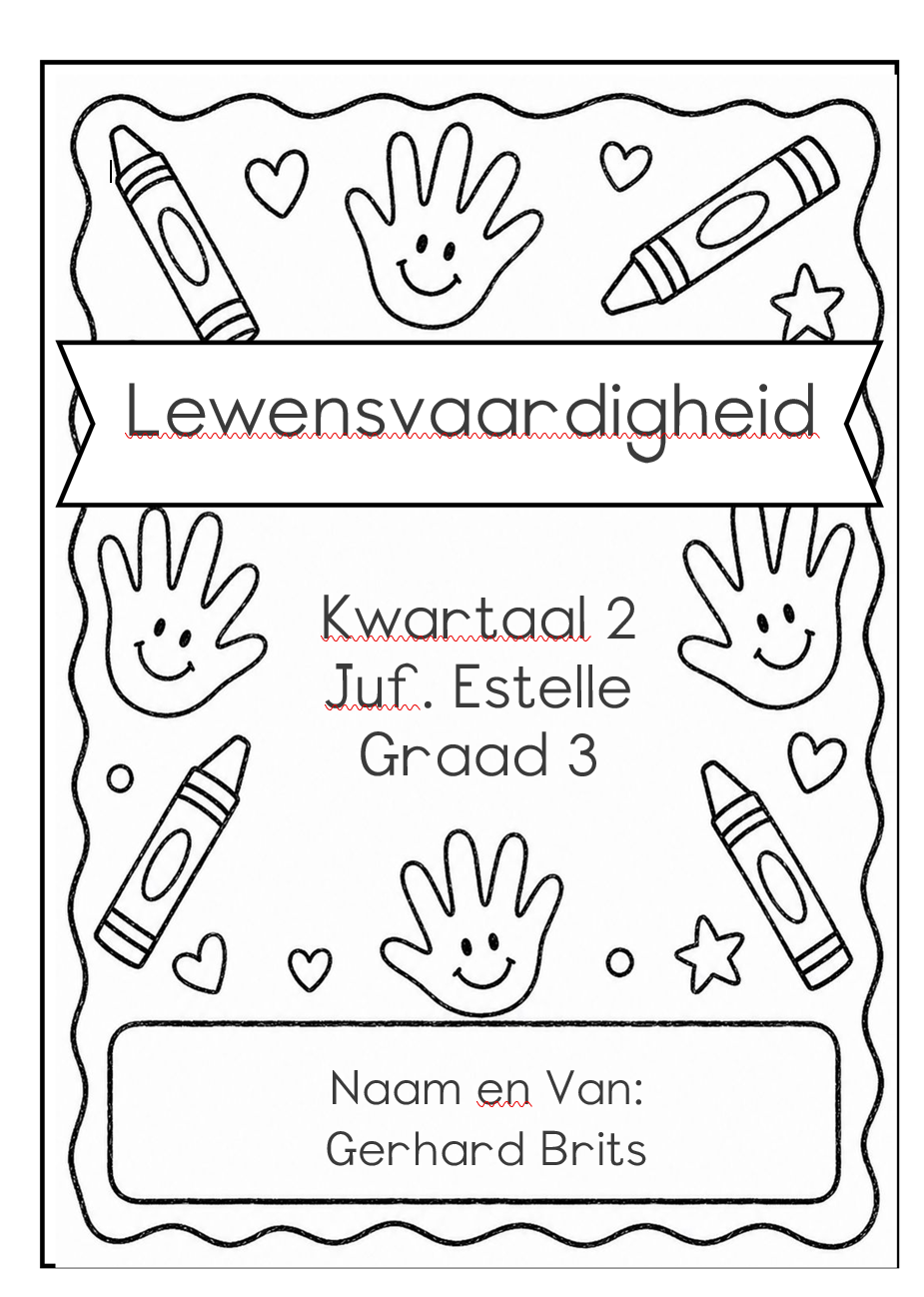 Editable Hands & Pencils Products: Afrikaans + English - Image 12