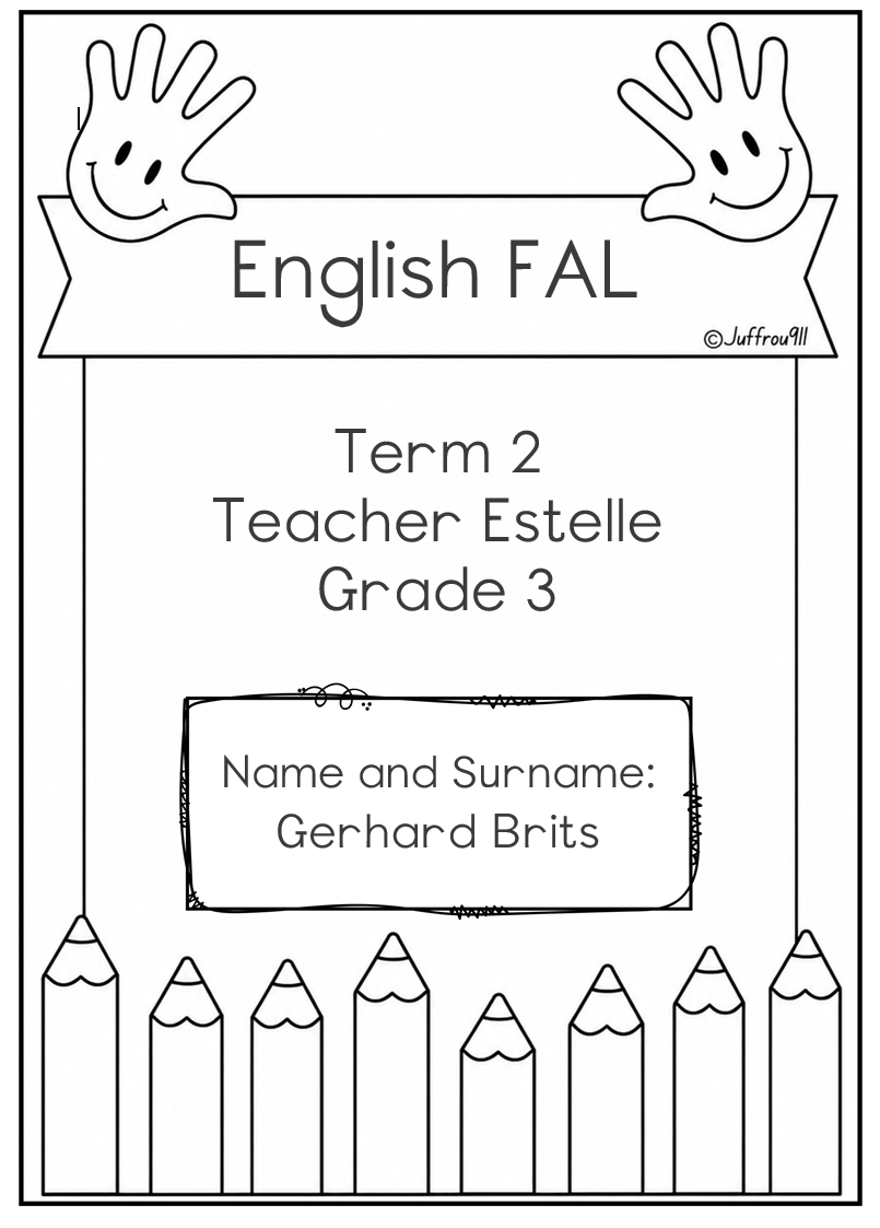 Editable Hands & Pencils Products: Afrikaans + English - Image 11