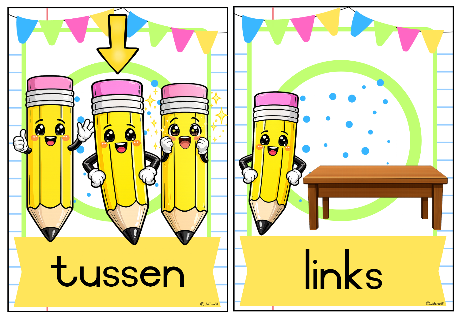 Editable Hands & Pencils Products: Afrikaans + English