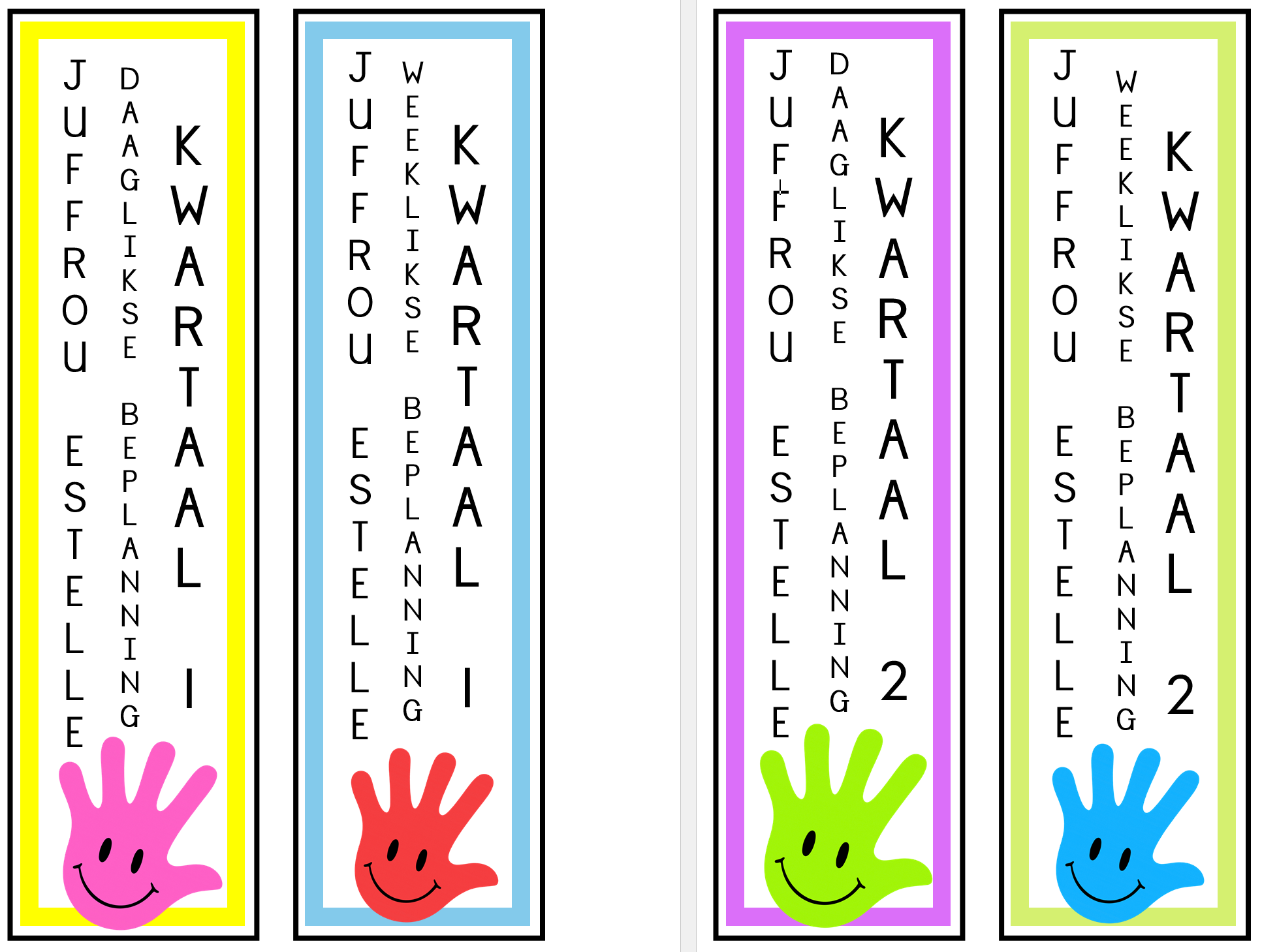Editable Hands & Pencils Products: Afrikaans + English - Image 10